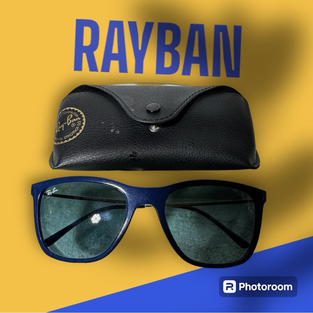 RAYBAN blue sunglasses